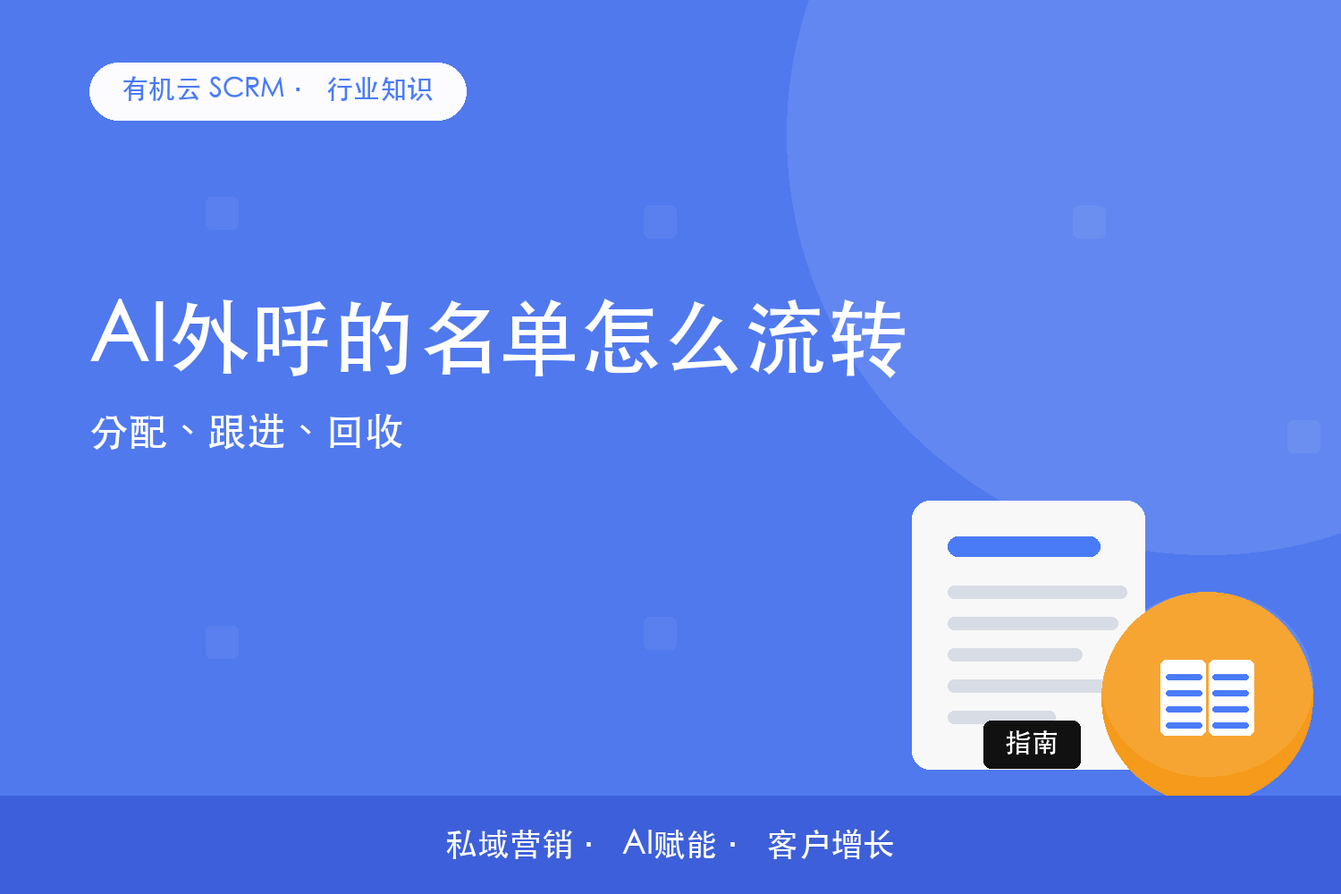 有机云｜AI外呼的名单怎么流转？分配、跟进、回收 配图